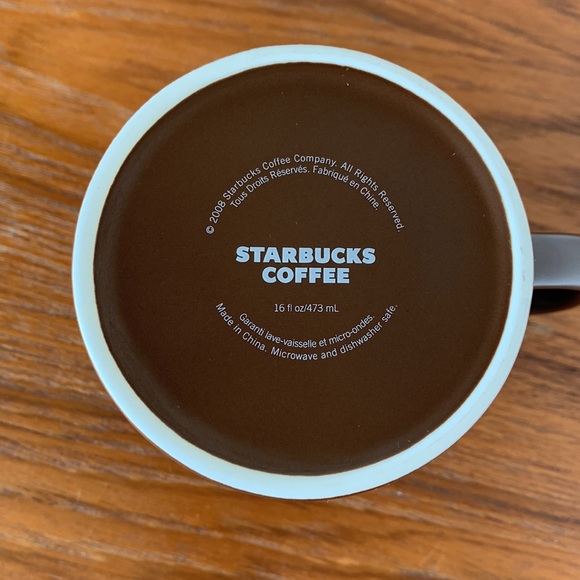 Chocolate Brown Starbucks 2008 Mug - 16 oz. - Picture 4 of 5